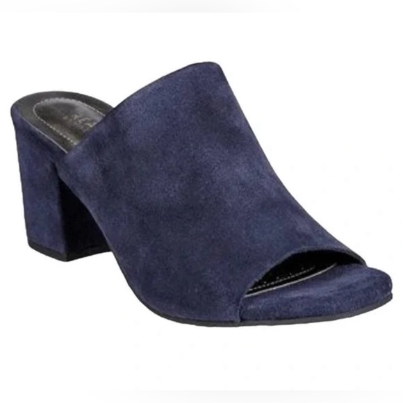 Kenneth Cole Reaction Suede Navy Heels. US SIZE 10. - Picture 5 of 5